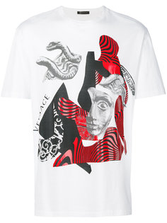Optical Medusa Collage T-shirt Versace