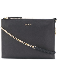 flat top zip crossbody bag DKNY