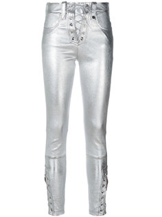 cropped lace-up trousers Manokhi