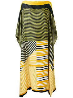 полосатое пляжное платье  Pierre-Louis Mascia
