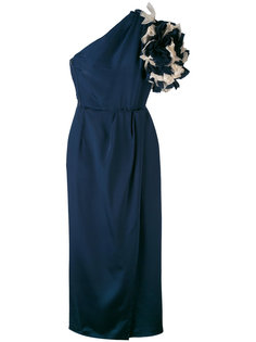 long blue dress Givenchy Vintage
