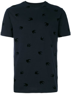 swallow print T-shirt McQ Alexander McQueen
