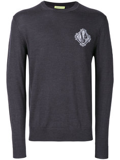 embroidered logo sweatshirt Versace Jeans