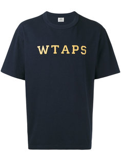 футболка с университетским принтом  Wtaps (W)Taps