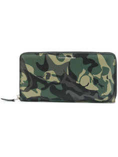 camouflage zipped continental wallet Alexander McQueen