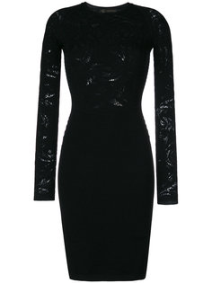 Baroque crepe knit dress Versace