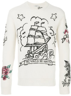 tattoo embroidered jumper Valentino