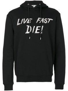 Live Fast Die print hoodie McQ Alexander McQueen