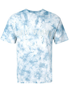 distressed tie-die T-shirt  Satisfy