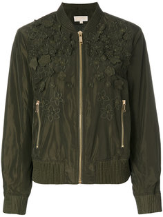 flower embellished bomber jacket  Michael Michael Kors