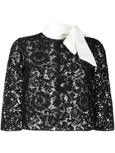кружевная блузка-кейп Valentino