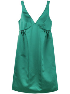 sleeveless bow embellished dress Rochas