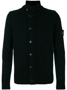 logo patch cardigan Stone Island
