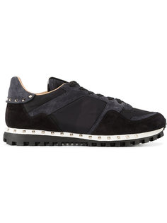 замшевые кроссовки Rockstud Valentino Garavani