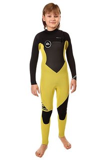 Гидрокостюм (Комбинезон) детский Quiksilver 3/2mm Syncc Boy Black/Yellow