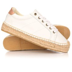 Кеды кроссовки низкие женские Soludos Platform Tennis Sneaker White