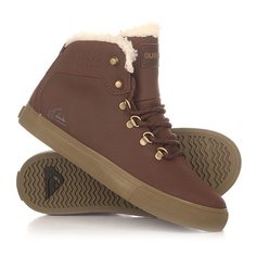 Кеды кроссовки утепленные детские Quiksilver Jax Deluxe Brown