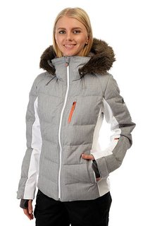 Куртка женская Roxy Snowstorm Mid Heather Grey