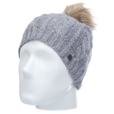 Шапка женская Roxy Shotstarpremium Mid Heather Grey