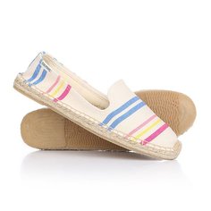 Эспадрильи женские Soludos Smoking Slipper Natural/Multi