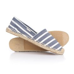 Эспадрильи женские Soludos Original Stripe Print Light Navy/White