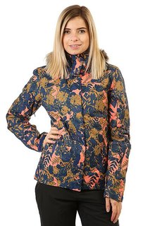 Куртка женская Roxy Jet Ski Amazone Flowers Blue