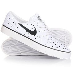 Кеды кроссовки низкие Nike Zoom Stefan Janoski Cnvs Prm White/Black