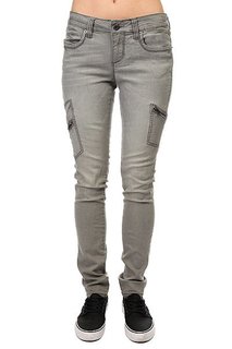 Джинсы узкие женские Zoo York Z M City Skinny Od Wash