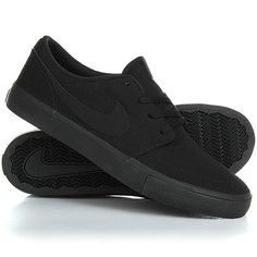 Кеды кроссовки низкие Nike Sb Portmore II Solar Cnvs Black