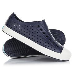 Кеды кроссовки низкие Native Jefferson Regatta Blue/Shell White