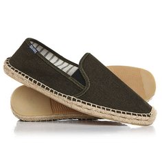 Эспадрильи Soludos Smoking Slipper With Gore Moss