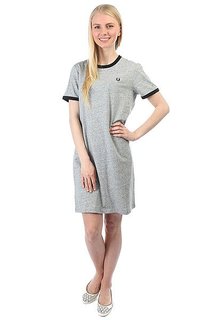 Платье женское Fred Perry Ringer T-shirt Dress Grey