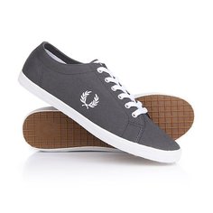 Кеды кроссовки низкие Fred Perry Kingston Twill Charcoal