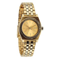 Часы женские Nixon Small Time Teller All Gold Crystal