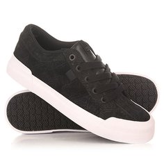 Кеды кроссовки низкие женские DC Danni Xe Black Smooth