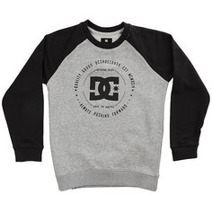 Толстовка классическая детская DC Rebuilt Raglan Black/Grey Heather