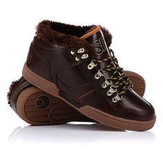 Кеды кроссовки утепленные Osiris Nyc 83 Mid Shr Brown/Gold/Gum