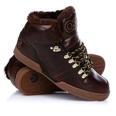 Кеды кроссовки утепленные Osiris Nyc 83 Shr Brown/Gold/Gum