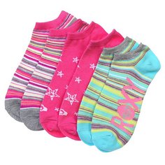 Носки низкие женские Roxy 3pk Sun Rise Stripe Ns Multi