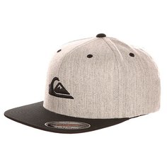 Бейсболка с прямым козырьком Quiksilver Stuckles Steeple Gray