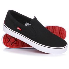 Слипоны DC Trase Slip-On TX Shoe Black/White