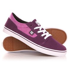 Кеды кроссовки низкие женские DC Tonik Se J Shoe Purple Wine