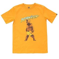 Футболка детская Quiksilver Bearwatch Tees Orange Pop