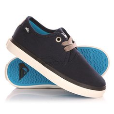 Кеды кроссовки низкие детские Quiksilver Shorebreak B Shoe Blue/White