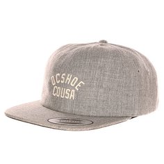 Бейсболка классическая DC Outthere Heather Grey