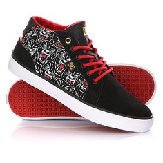 Кеды кроссовки высокие женские DC Council Mid X TR Black Print