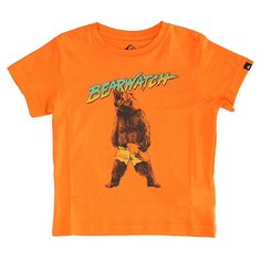 Футболка детская Quiksilver Bearwatch K Tees Orange Pop