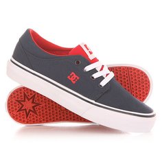 Кеды кроссовки низкие детские DC Trase Tx Navy/Red