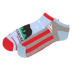 Носки средние Quiksilver Bear Low Cuts Angel Falls