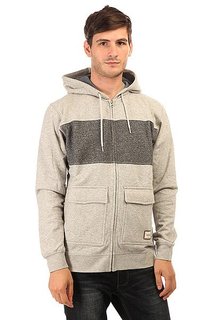 Толстовка классическая Quiksilver Darkvoicezip Otlr Grey Heather